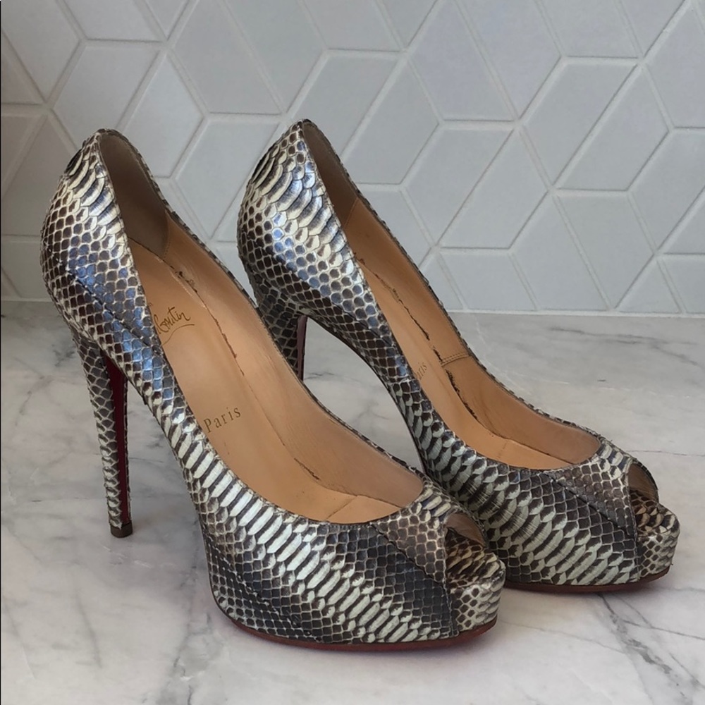 Christian Louboutin Vendome 120 Ayers Naturel
